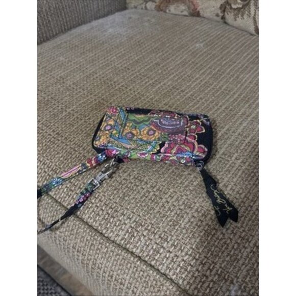 Vera Bradley Wristlet Wallet Floral Multi Compartment EUC NICE! - Picture 1 of 6
